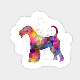 airedale terrier  dog in watercolor Sticker